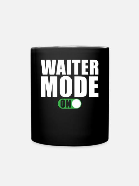 Restaurant à service serveur Mode One - Mug uni - noir