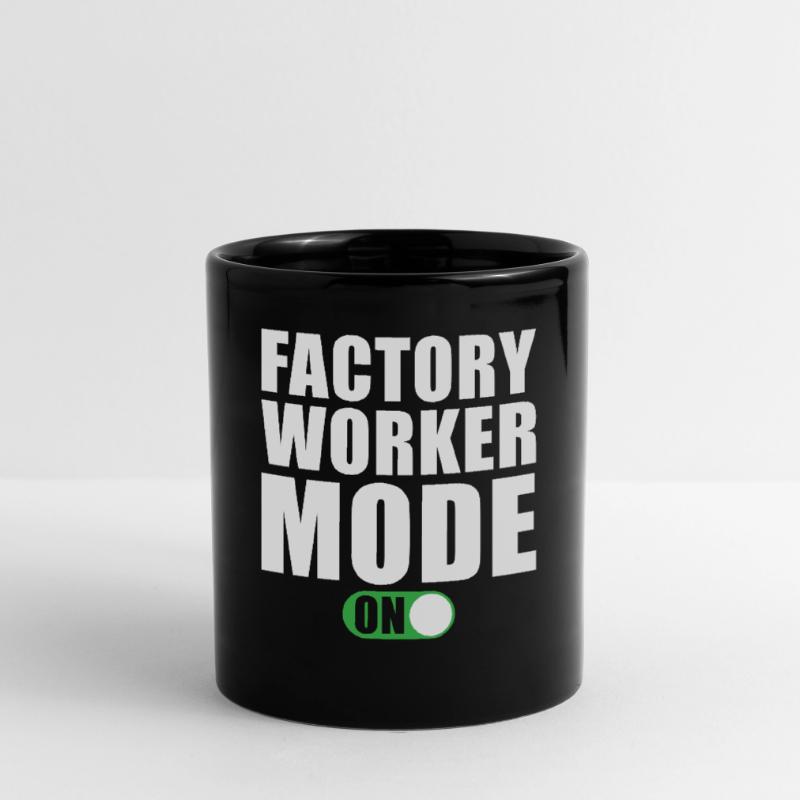 Fabrikarbeiter modus Ein Tasse einfarbig