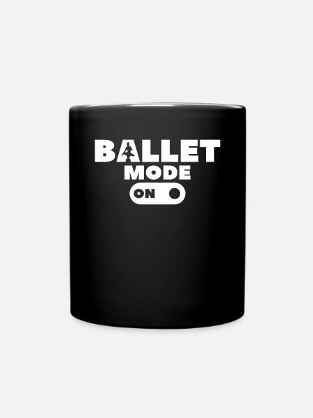 Ballet Mode On Dancer - Tasse einfarbig - Schwarz