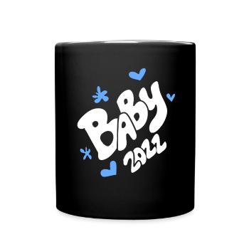 Bébé 2022 - Naissance Enceinte 2022 - Mug uni - noir - Devant