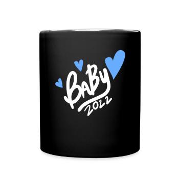 Bébé Jeune Fils 2022 - Naissance Enceinte 2022 - Mug uni - noir - Devant
