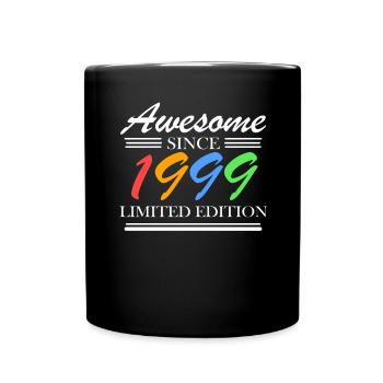 1999 - Jahrgang 1999 - Fantastisch seit 1999 - Tasse einfarbig - Schwarz - Vorne