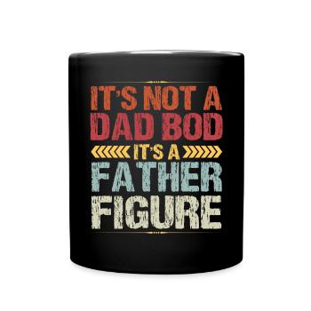 Es Ist Kein Vater, Es Ist Ein Vater Vintage - Tasse einfarbig - Schwarz - Vorne