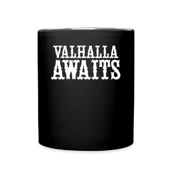 Valhalla Waits - Full Colour Mug - black - Front