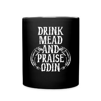 Me Drink and Odin Prices - Full Colour Mug - black - Front