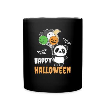 Panda Halloween Ballons pour enfants Pandas mignons - Mug uni - noir - Devant