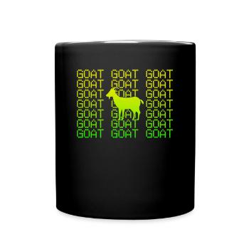 Goat - Full Colour Mug - black - Front