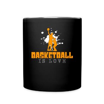 Basketball - Full Colour Mug - black - Front