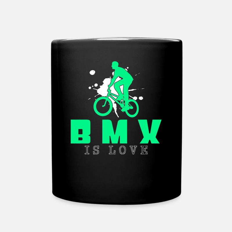 Le BMX - Mug uni - noir