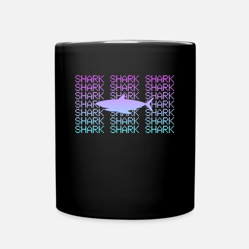 Hai - Tasse einfarbig - Schwarz