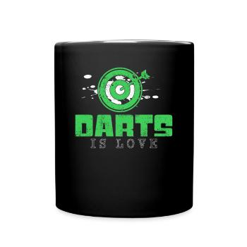 Darts Saying - Full Colour Mug - black - Front