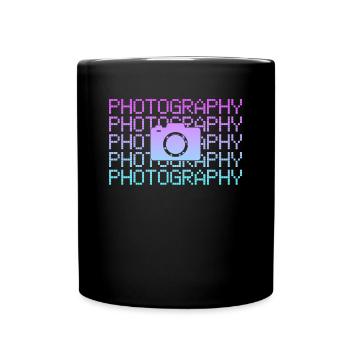 Fotografie - Tasse einfarbig - Schwarz - Vorne