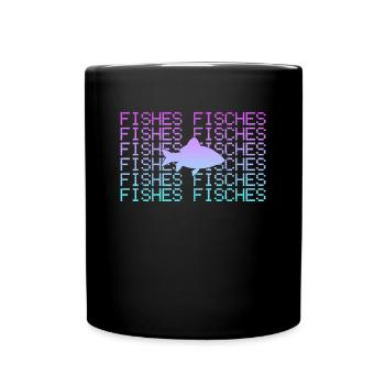 Pisces - Full Colour Mug - black - Front