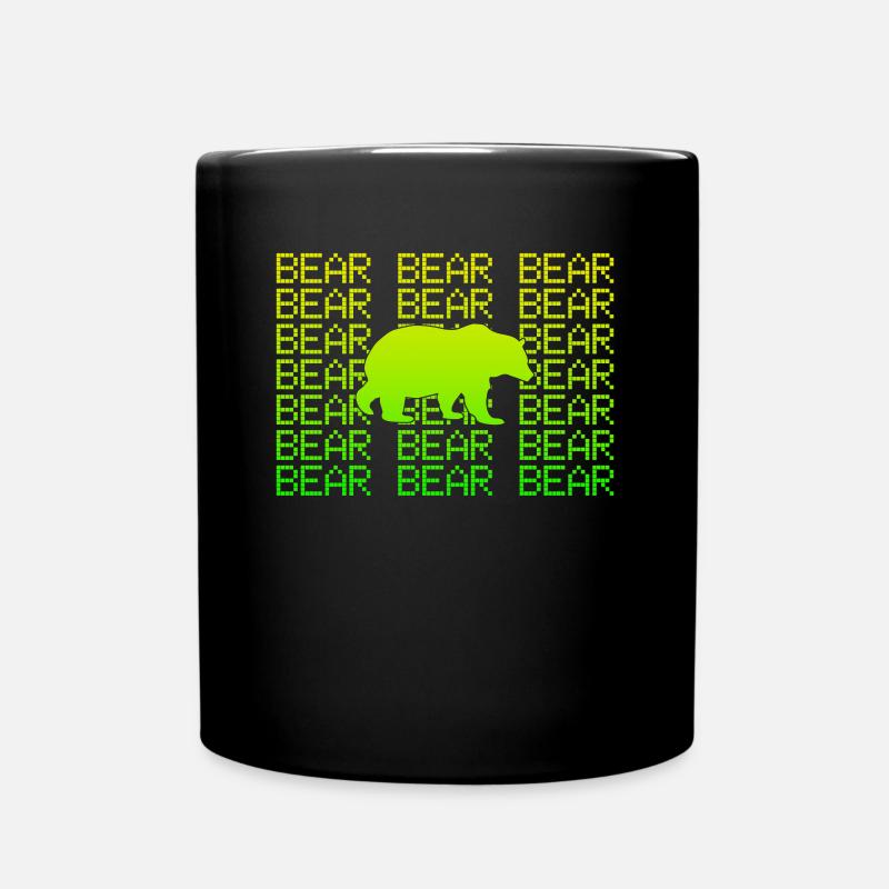 Bär - Tasse einfarbig - Schwarz