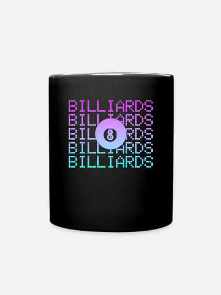 Billiard - Tasse einfarbig - Schwarz