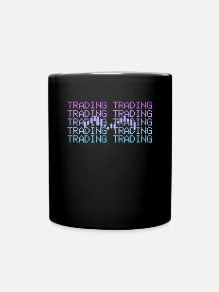 trading - Tasse einfarbig - Schwarz