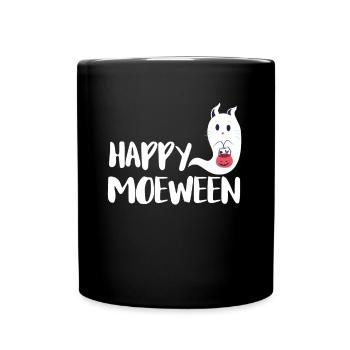 Happy Moeween Chemise Chat Chat Chemise - Mug uni - noir - Devant