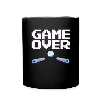 Game Over Pinball Player Pinball Machine Shirt - Mug uni - noir - Devant