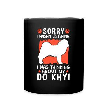 My Do Khyi thought of Tibetmastiff - Full Colour Mug - black - Front