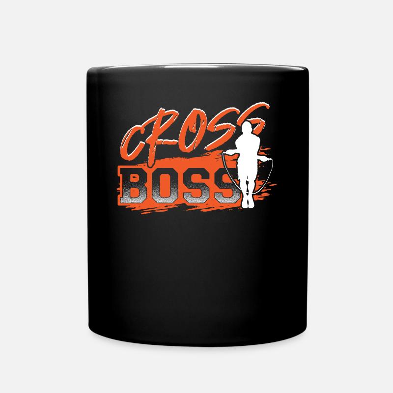 Rope Skipping Design for an Jump Skipping Fan - Full Colour Mug - black