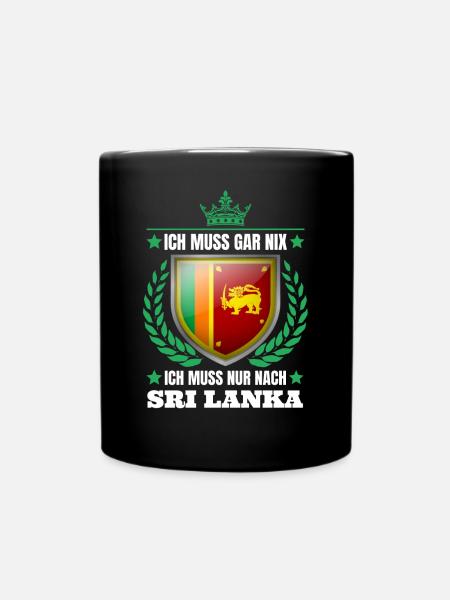 Je n’ai rien à faire, je dois juste aller au Sri Lanka - Mug uni - noir