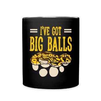 Banana Ball Phyton I've Got Big Balls - Tasse einfarbig - Schwarz - Vorne