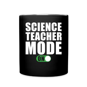 Science Teacher Mode An - Full Colour Mug - black - Front