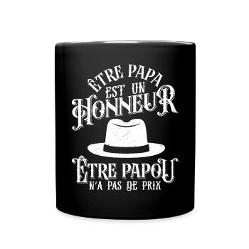 Être Papou N'a Pas De Sans Prix - Mug uni - noir - Devant