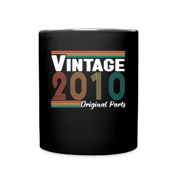 Vintage 2010 Original Parts Cadeau Anniversaire - Mug uni - noir - Devant