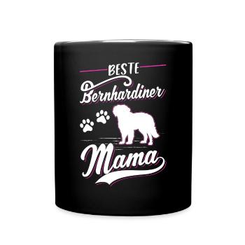 Best St. Bernard Mama - Full Colour Mug - black - Front
