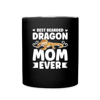 Best Bearded Dragon Mom Ever Bartagamen Mama - Full Colour Mug - black - Front