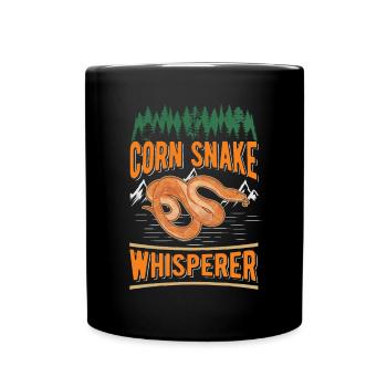 Kornnatter Flüsterer Corn Snake Whisperer - Full Colour Mug - black - Front