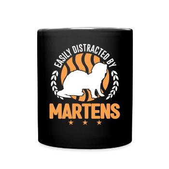 Facilement distrait par Martens Marder - Mug uni - noir - Devant