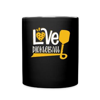 Dear Pickleball - Full Colour Mug - black - Front