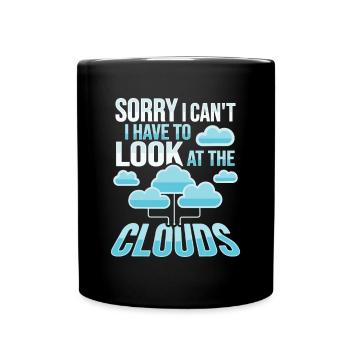 Cloud Administrator Cloud Devops - Full Colour Mug - black - Front
