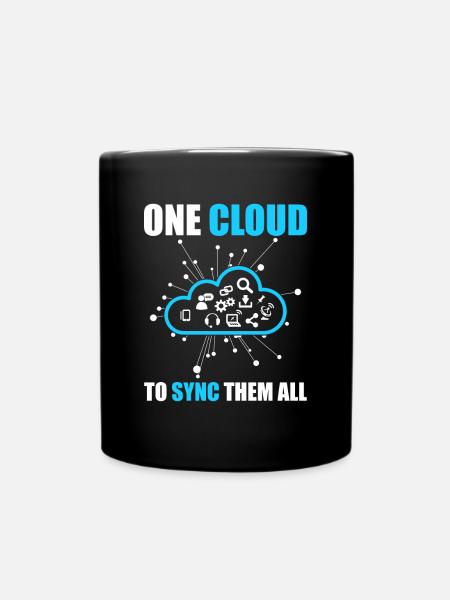 Cloud-Administrator Cloud-Devops - Tasse einfarbig - Schwarz