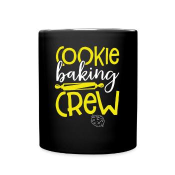 Cookies Baking Crew - Full Colour Mug - black - Front