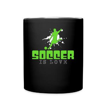 Football - Mug uni - noir - Devant