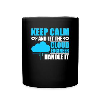 Cloud Administrator Cloud Devops - Full Colour Mug - black - Front