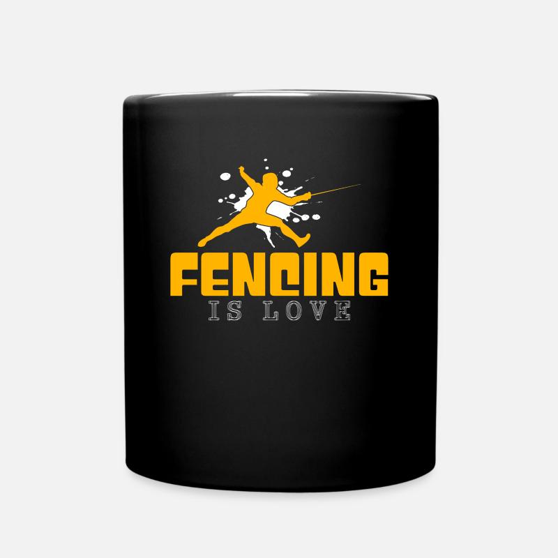 Escrime - Mug uni - noir