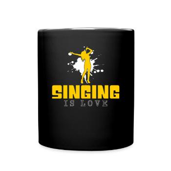 Sing - Full Colour Mug - black - Front