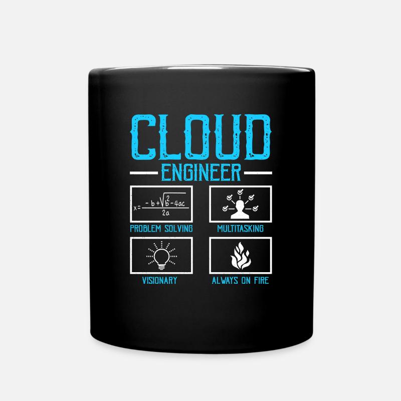 Cloud-Administrator Cloud-Devops - Tasse einfarbig - Schwarz