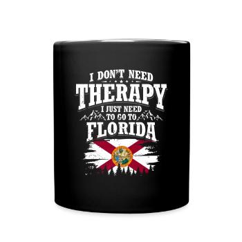 Florida - Full Colour Mug - black - Front