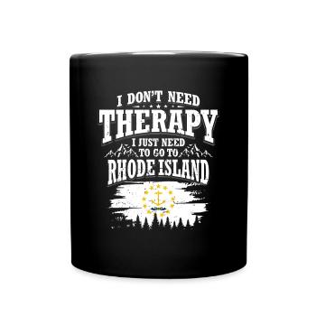 Rhode Island - Full Colour Mug - black - Front
