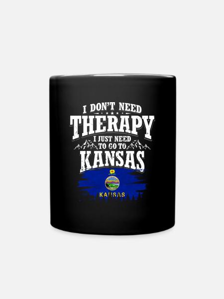 Kansas - Tasse einfarbig - Schwarz