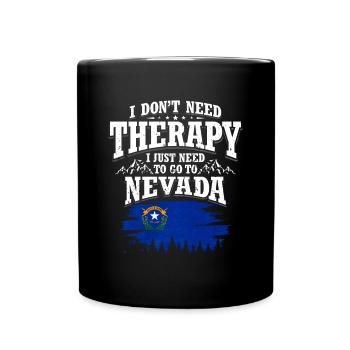 Nevada - Full Colour Mug - black - Front