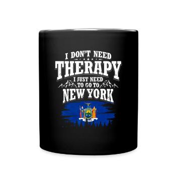 New York - Mug uni - noir - Devant