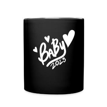 Bébé 2023 - Nouveau-né 2023 Cadeau bébé - Mug uni - noir - Devant