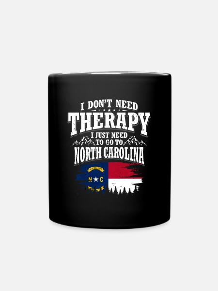 North Carolina - Tasse einfarbig - Schwarz