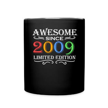 2009 - Tasse einfarbig - Schwarz - Vorne
